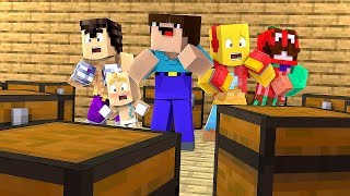 *EL BUNKER DE TESOROS* PELEA A PATATA *MINECRAFT CON NOOBS*