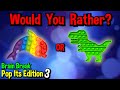 Would you rather workout pop it edition 3  at home family fun fitness activity  brain break