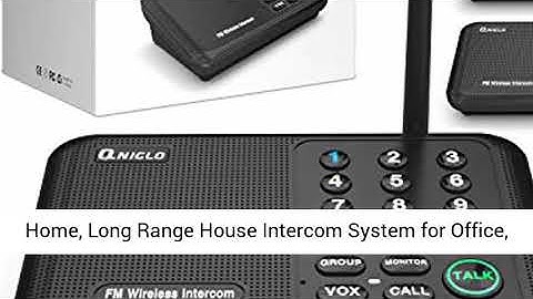 QNIGLO Intercoms  Wireless Intercom System