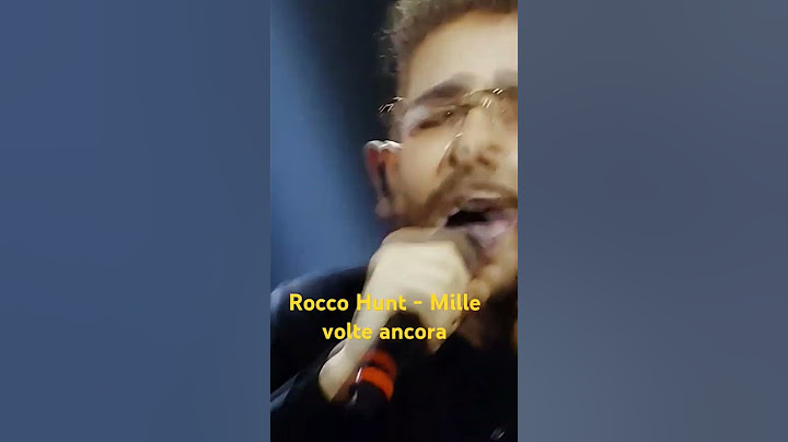 ROCCO HUNT - MILLE VOLTE ANCORA (SANREMO 2025) 💥