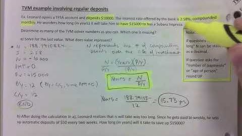 FINANCE   TVM : INVESTMENTS WITH REGULAR DEPOSITS, WITHOUT REGULAR DEPOSITS, DEPOSITS STOP, ETC.