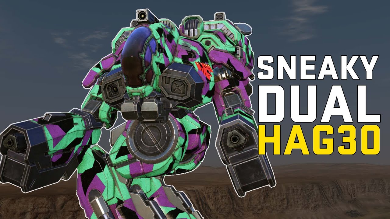 Dual HAG30/ER Large Laser, ECM - Mechwarrior Online