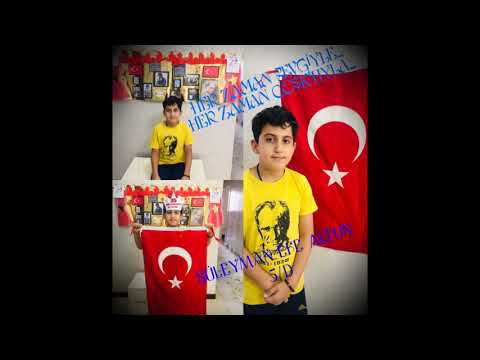 MERSİN 100. YIL AKKENT ORTAOKULU CUMHURİYET BAYRAMI 2020 KUTLAMALARI