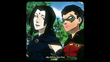 I love them sm ❤️💜 #damirae #damianwayne #raven