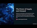 The Power of Supply and Demand - Introduction to Microeconomics