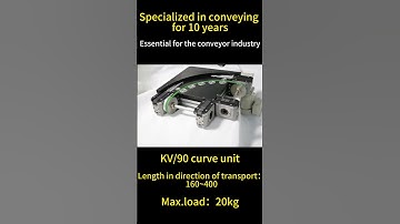 Automated conveyor system-KV/90 curve unit