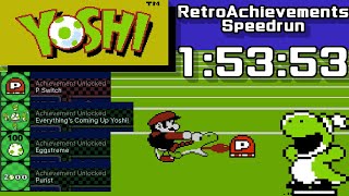 yoshibo 1:53:53) Yoshi (NES) - RetroAchievements speedrun challenge - YouTube