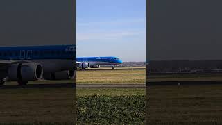 KLM Royal Dutch Airlines Jet At Amsterdam Schiphol | Aviation Spotting 🇳🇱✈️ #shorts #planespotting