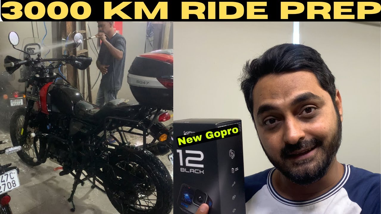 Kerala Bike Trip Begins | 3000 KM Ride Prep, New GoPro | EP-1