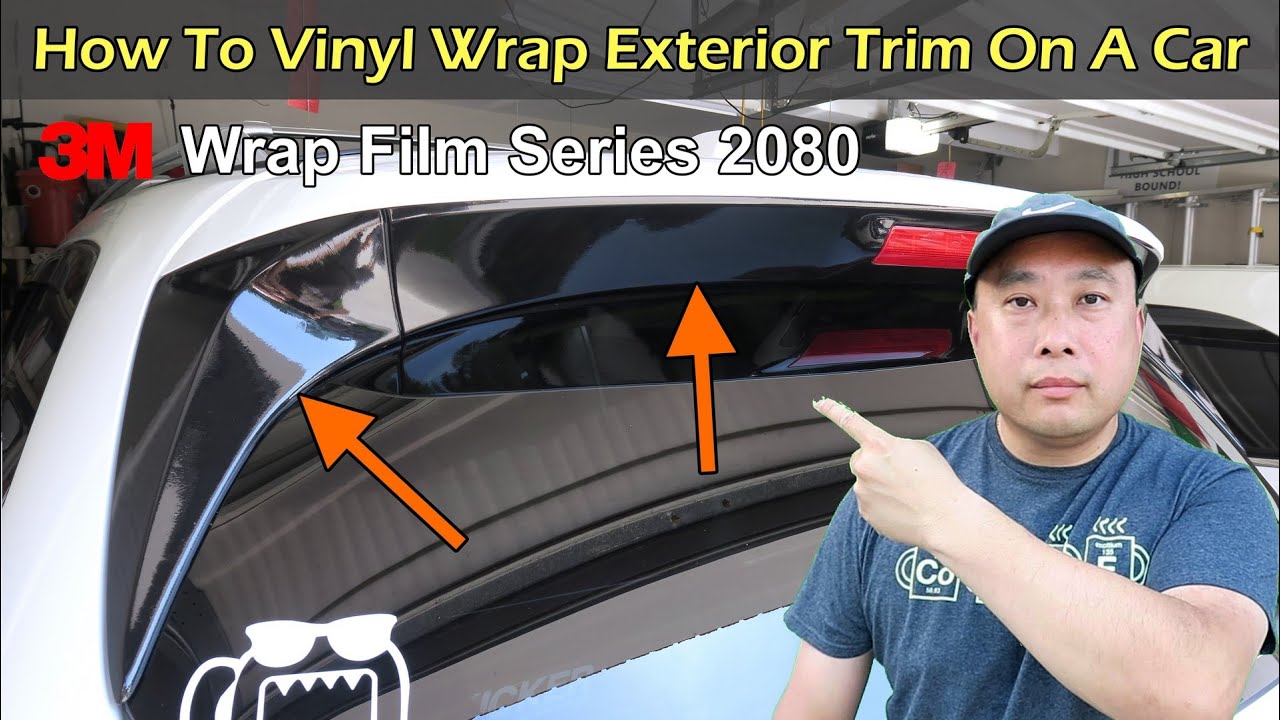 How To Vinyl Wrap Exterior Trim On Car & SUV Nissan Pathfinder YouTube