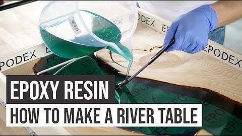 Pour Epoxy Resin River Table Yourself - Instructions Tutorial | EPODEX