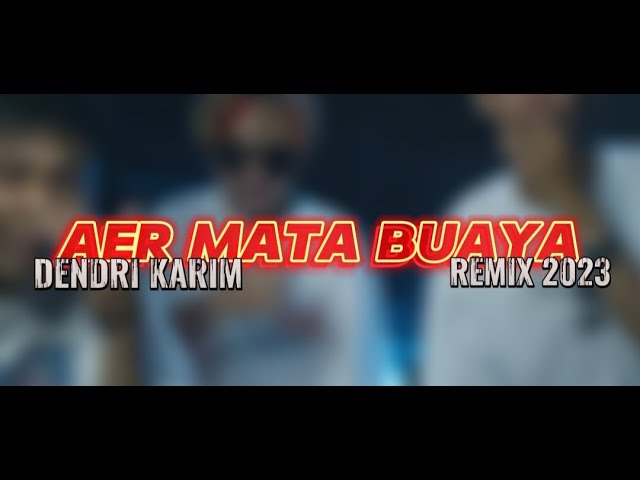 AER MATA BUAYA - IGO MARGILANO X REVOR STEVE X RYAN JUNIOR ( DENDRI KARIM REMIX ) 2023 ‼️ class=