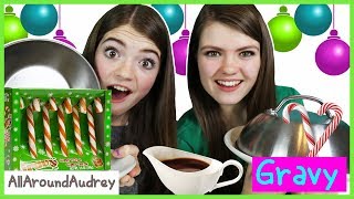 CANDY CANE vs REAL FOOD Switch Up Challenge! / AllAroundAudrey