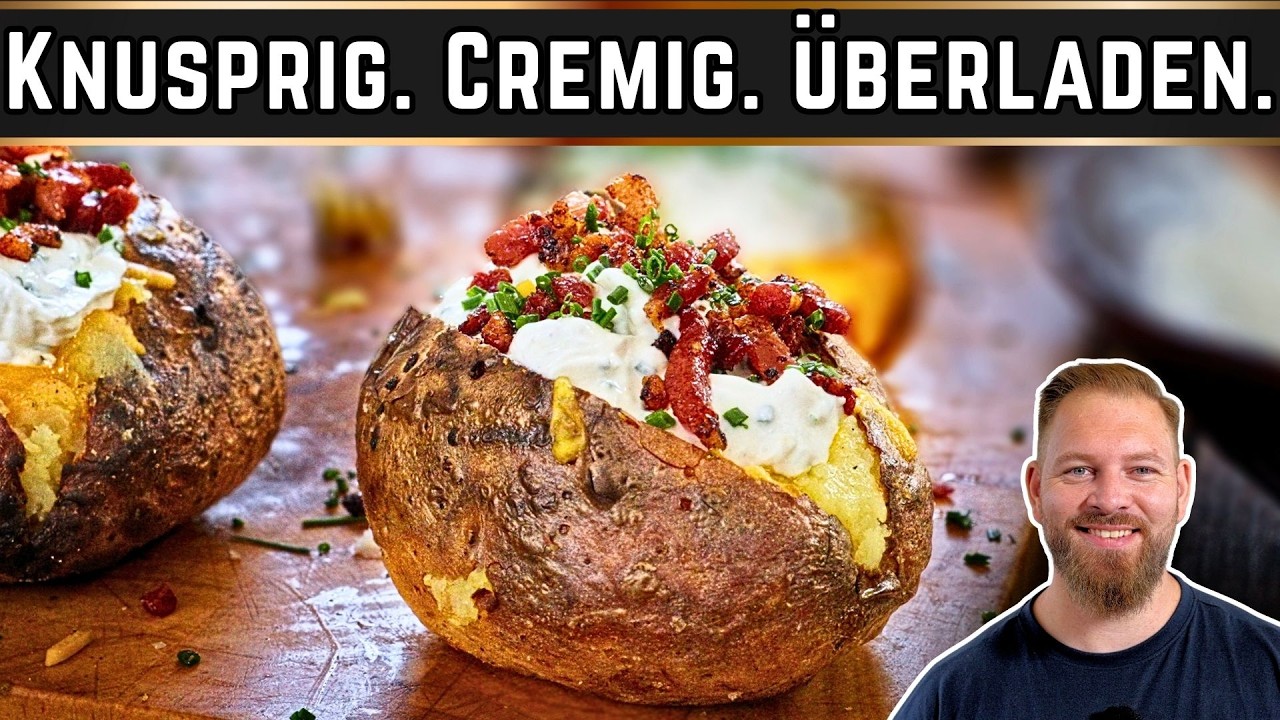 Das Geheimnis für perfekte Ofenkartoffeln - ohne Alufolie 🥔 Grillkartoffel 2.0