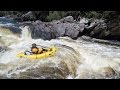 Packrafting the Denison River in South West Tasmania