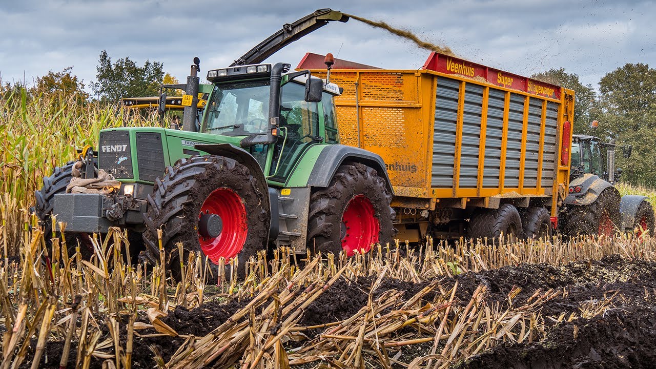 Großeinsatz Mais häckseln 2019 - Krone BigX 850, Claas Jaguar 970 farmer corn harvest Maisernte