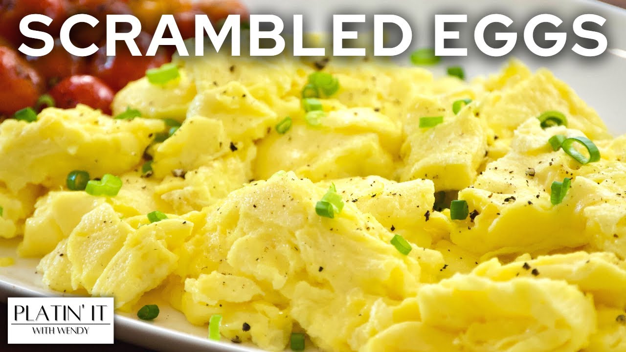 The BEST Scrambled Eggs - Light & Fluffy! - Julie's Eats & Treats ®