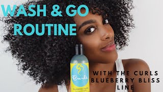 Tutorial || Wash & Go With Curls Blueberry Bliss Line
