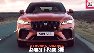 2021 Jaguar F Pace Svr In Atacama Orange