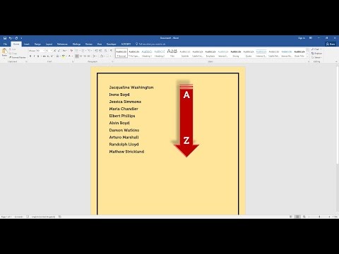 how-to-sort-a-list-of-names-alphabetically-in-word