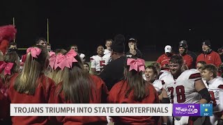 Trojans Triumph into State Quarterfinals