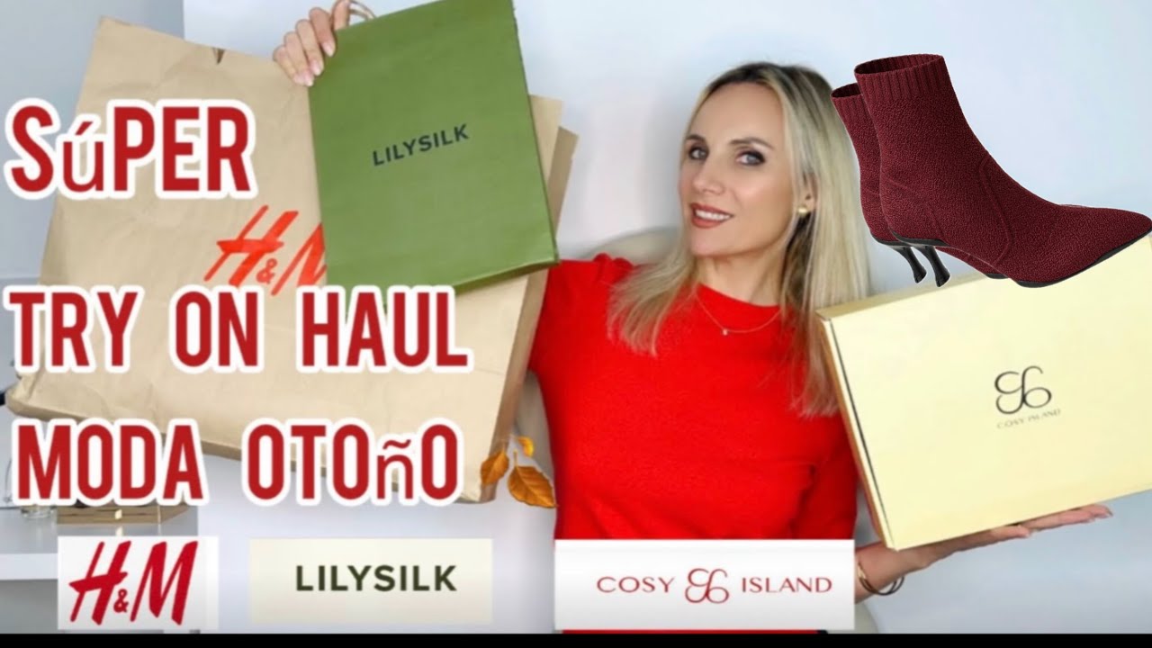 NOVEDADES MODA OTOÑO 🍂| TRY ON HAUL H&M, LilySilk y CosyIsland | @AlinaJechiu 