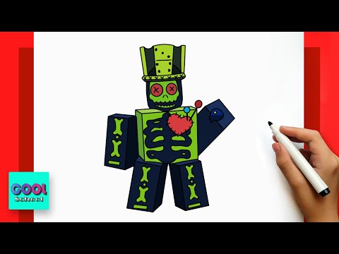 How to draw PINCUSHION 1x1x1x1 | Forsaken | step by step - YouTube