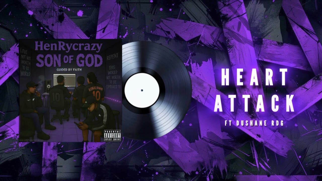 HenRycRazy x #RDG Dushane - HEART ATTACK (Lyrics Visualizer)
