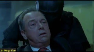 Jack Bauer Kidnaps President Logan Hostage! - 24 Season 8 - Limo Scene