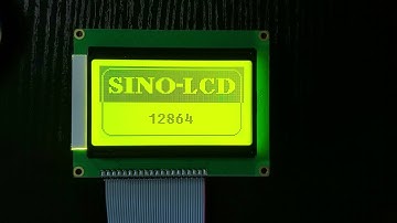 12864 graphic LCD Display from Sinocrystal