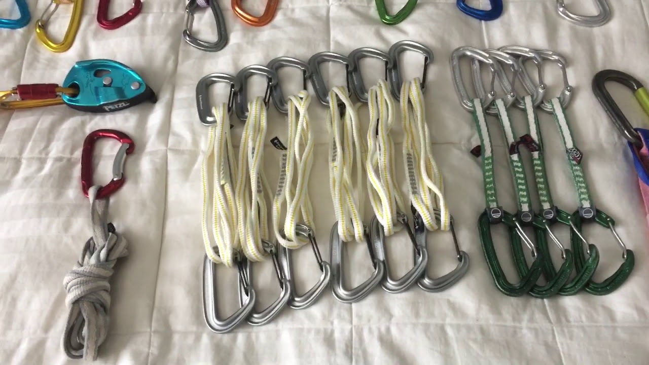 The new and improved trad rack - YouTube