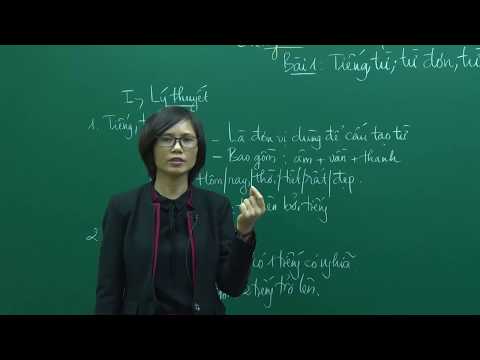 Video Tiếng, từ, từ đơn, từ phức phần 1 - Bồi dưỡng Tiếng... - youtube