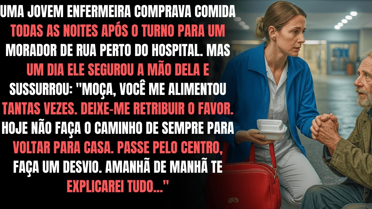 O Mendigo a Impediu de Pegar o Ônibus e Revelou um Segredo Terrível!