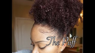 Curly High Puff & Side Puff How-To
