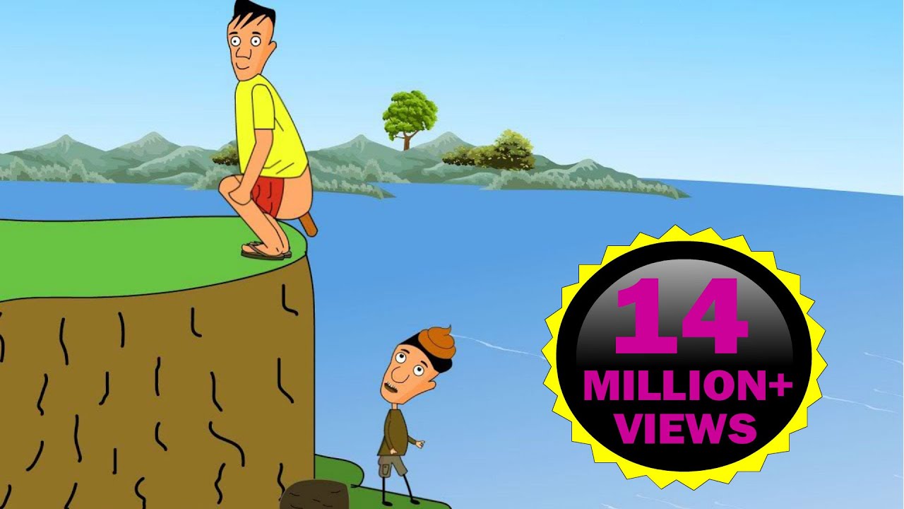 Fisherman and  Potty Man। Potty Cartoon ।। Potty Funny Cartoon Video ।। Fun Tube