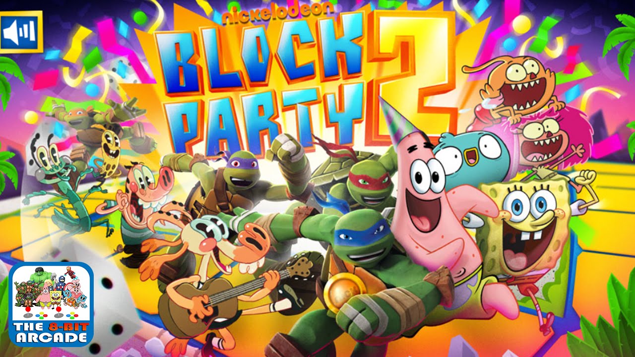 Nickelodeon Block Party 2 - Pig Goat Banana Cricket Board (Gameplay, Playthrough)
