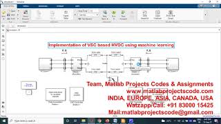 Implementation of VSC based HVDC using machine learning