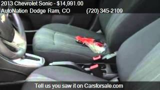 2013 Chevrolet Sonic LT Auto 4dr Sedan w/ 1SD for sale in Ce