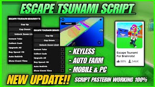 [🌊 БЕЗ КЛЮЧА] Скрипт для спасения от цунами (для Brainrots) - РЕЖИМ БОГА | ПРОТИВ ЦУНАМИ | АВТОФАРМ screenshot 2