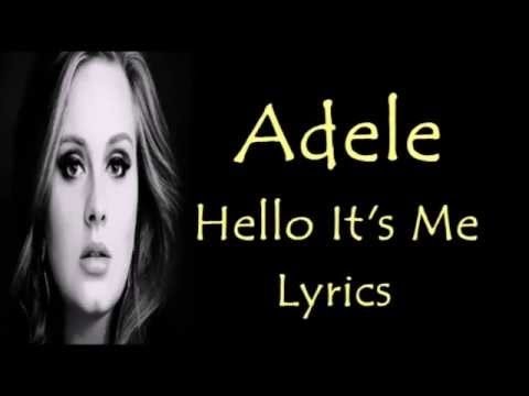 adele hello lyrics (cover) - YouTube