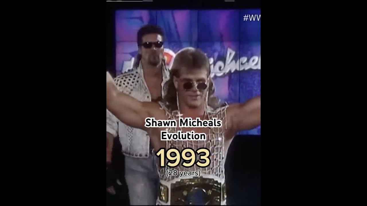 Shawn Micheals Evolution Through The Years Shawn Micheals Evolution Through The Years