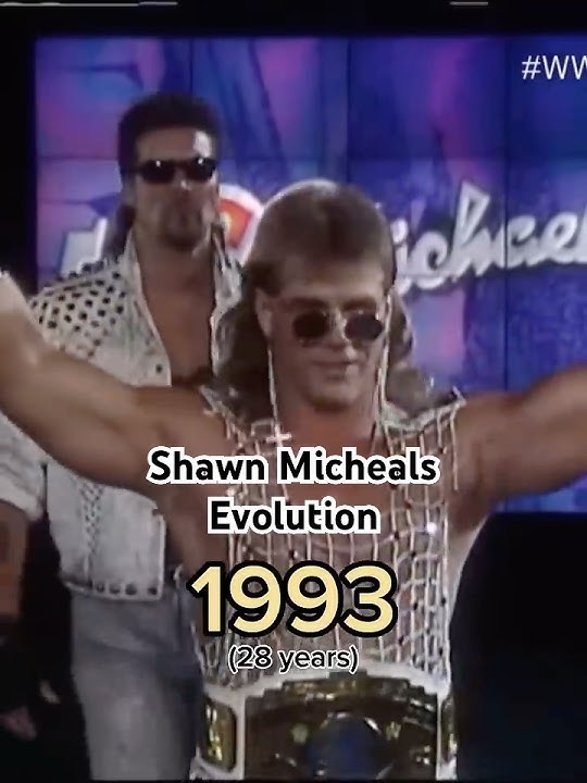 Shawn Micheals Evolution Through The Years