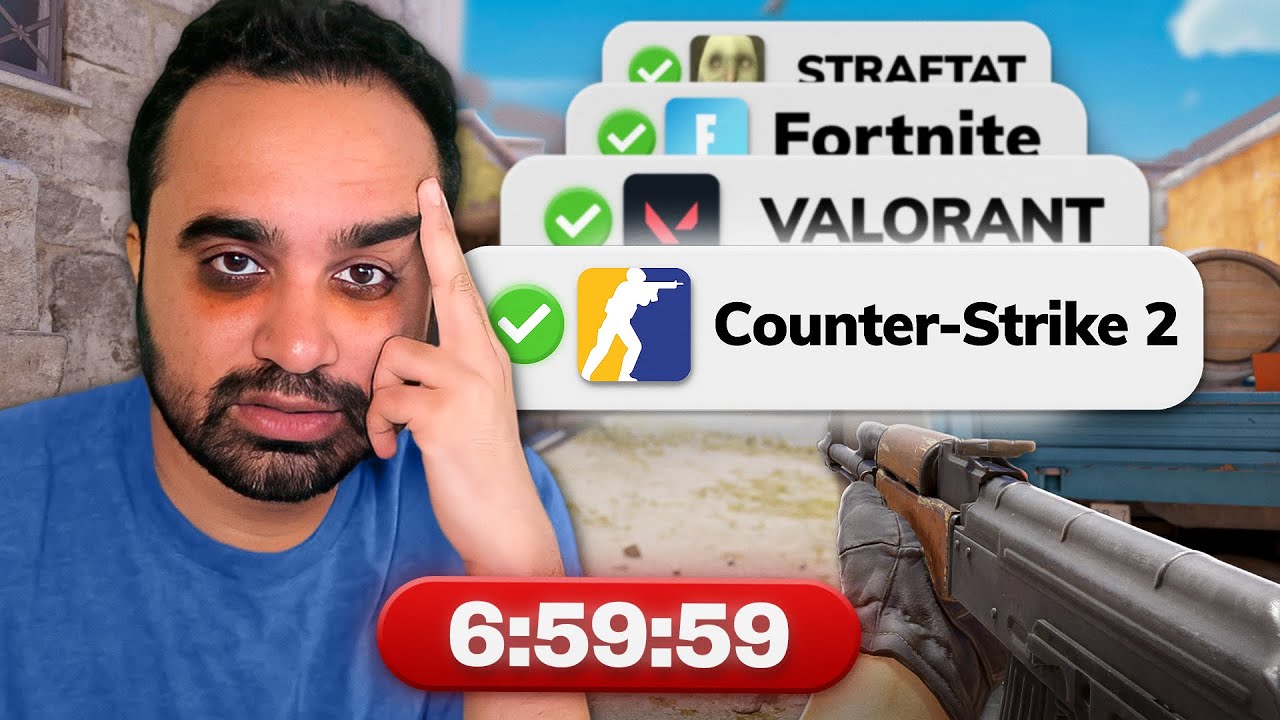 I Streamed until I beat the hardest FPS Challenge... I regret it