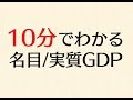名目GDPと実質GDPの違いについてわかりやすく解説する
