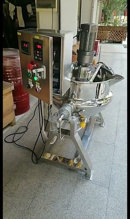 200 L Stainless Steel Tiltable Electric Steam Heating Stirring Jacketed Cooking Kettle With Agitator