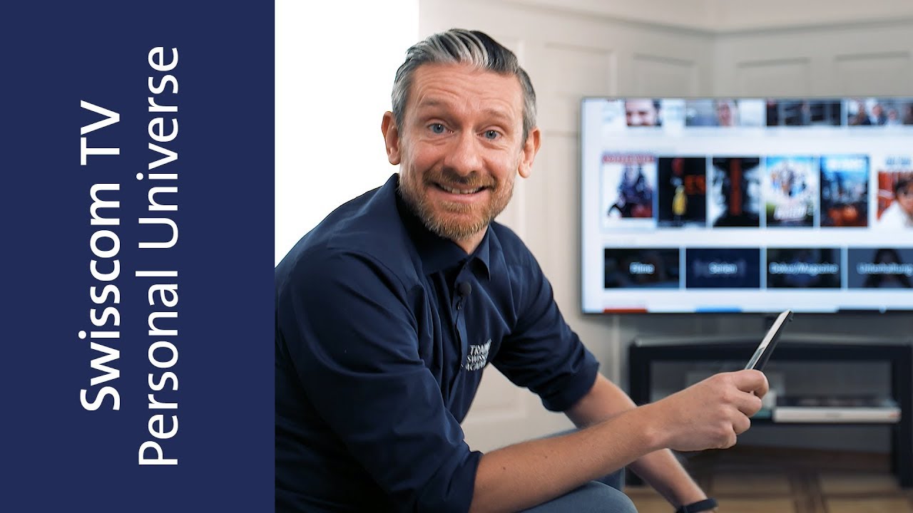 Une télé encore plus personnalisée - Nouvelle Swisscom TV avec Personal Universe