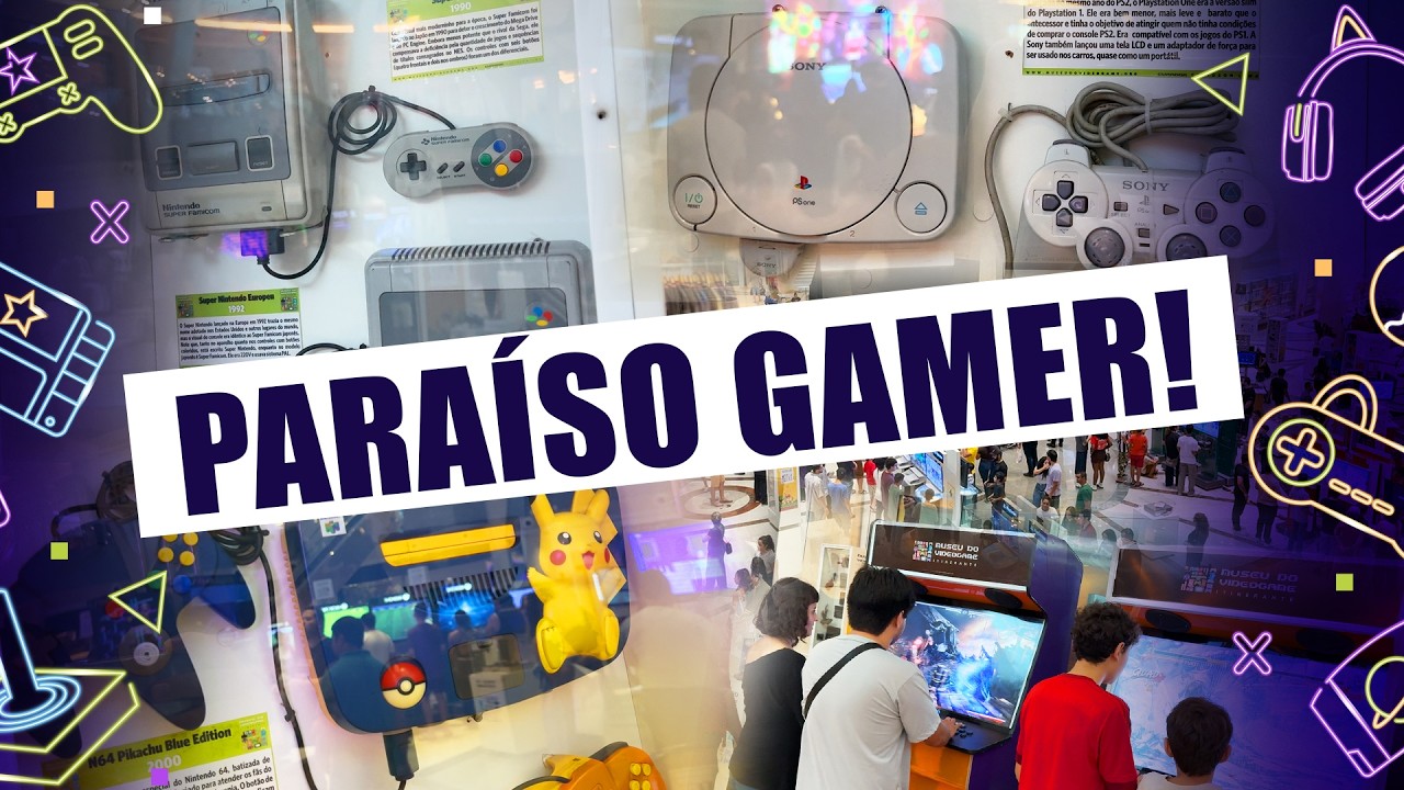 Todo gamer precisa conhecer esse lugar! 😱 Museu do Video Game ‹ Dois Olhares ›