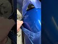 Tearing off vehicle wrap but it’s not vinyl it’s a rubber ?