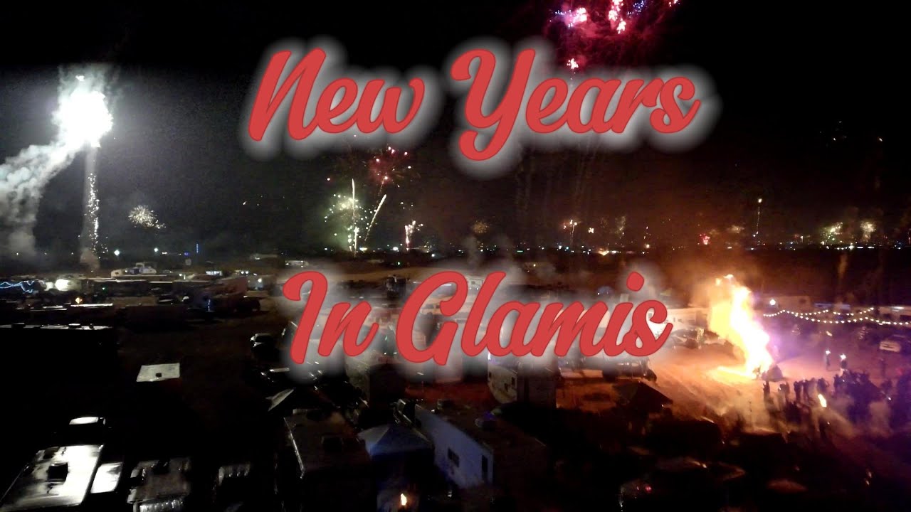 Celebrate New Years In Glamis? YES! An amazing spectacle! Drone Footage of some amazing Fireworks!