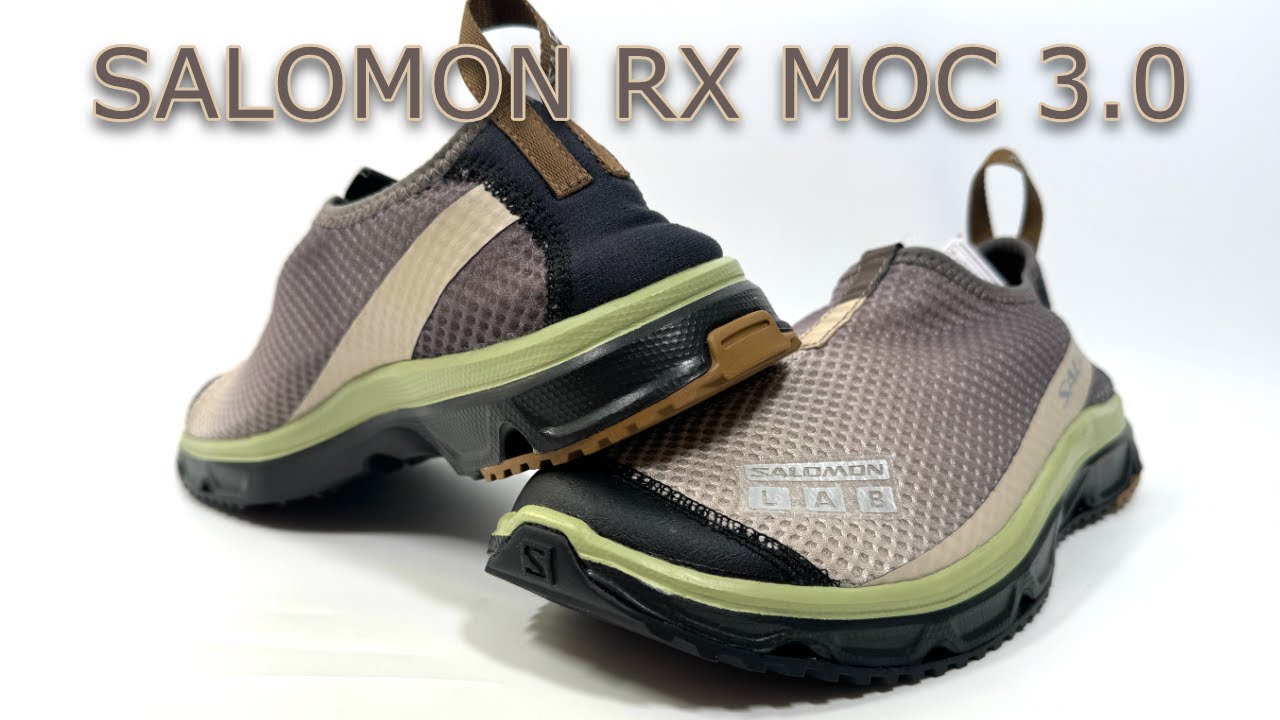 SALOMON|SLIP-ONS (RX Moc 3.0 (Feather Gray/Plum Kitten/ 2023 Salomon RX Moc 3 0 Feather Gray Plum Kitten Winter Pear